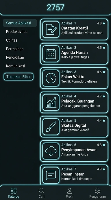 Katalog Aplikasi Populer 2757 — Temukan Pilihan Tepat