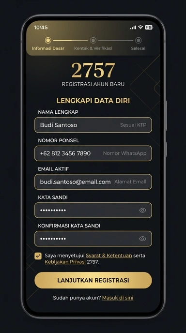 Daftar Akun Baru 2757 untuk Pengguna Android