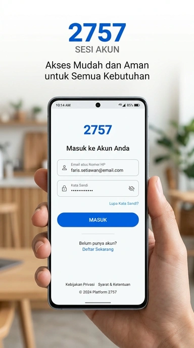 Masuk Akun 2757 di Android dengan Mudah