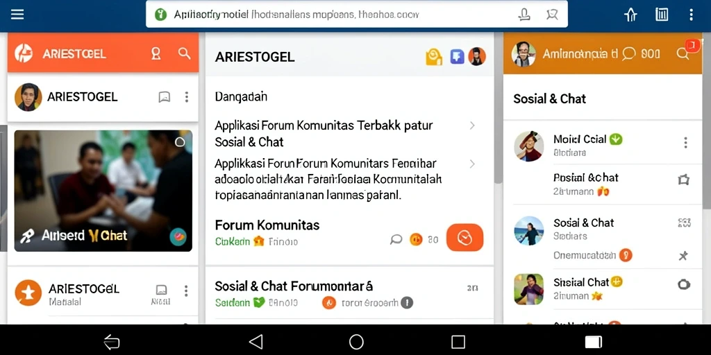 Tampilan antarmuka ARIESTOGEL yang interaktif dan menarik.
